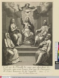 [Darstellung der heiligen Dreifaltigkeit mit Maria und Joseph]
