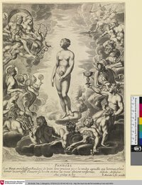 [Ovids Metamorphosen]/Tableaux du Temple des Muses, C. Bloemaert, 59 Bll., Le Blanc I.376.90-148; Hollstein Dutch & Flemish II.76.90-148 - Blatt 2