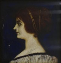 Stuck, Franz von "Damenportrait (Frau Braun)"