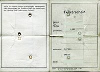 Ausweis | Führerschein | 1984