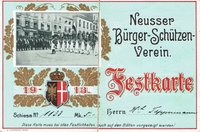 Festkarte Neuss 1913