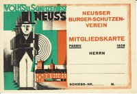 Festkarte Neuss 1928