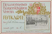 Festkarte Neuss 1911