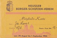 Festkarte Neuss 1953 (passiv)