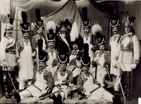 Gruppenbild des Neusser Sappeur-Korps 1908
