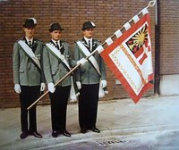 Neusser Schützengilde, erste Korpsfahne, 1962
