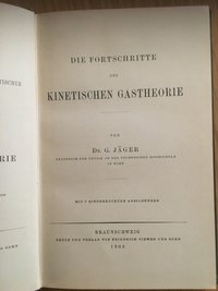 Die Fortschritte der kinetischen Gastheorie. 1906.