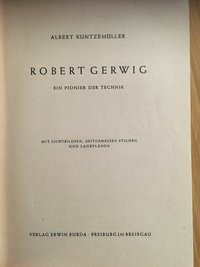 Kuntzemüller, Albert: Robert Gerwing