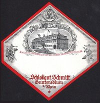 Weinflaschen Etikett Schloßgut Schmitt