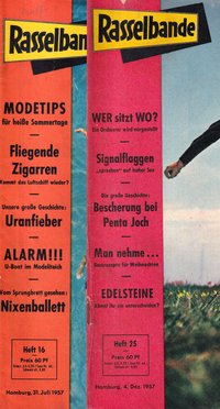 Rasselbande Ausgabe 1957 Nummer 16 und 25