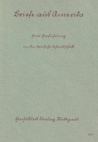 Briefe aus Amerika - Eine Einführung in die deutsche Schreibschrift