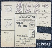 Reichsfettkarte Kinder Nr. 32 1942