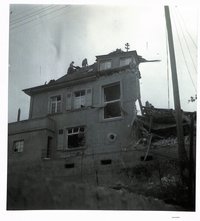 Negativ zerstörtes Kallstadt; zerstörtes Haus, Negativ 9