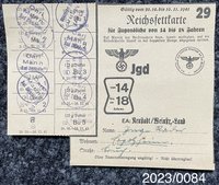 Reichsfettkarte Jugend Nr.29 1941