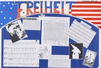 Plakat, Schüler & Jugend Wettbewerb, Rheinland-Pfälzer und US-Amerikaner, Freiheit