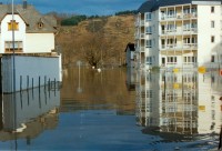 Hochwasser Bürresheimer Gasse Marienstift 1994