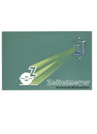 Werbebroschüre Keramik-Maschinen der Firma Zettelmeyer