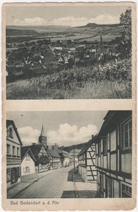 Ansichtskarten Motiv "Blick vom Reisberg auf Kurhaus"
