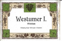 Weinetikett Westumer I.