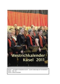Westrichkalender 2011 - 3. Bericht