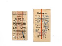 Drei Fahrkarten - Deutsche Reichsbahn