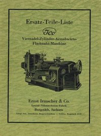 Ersatz-Teile-Liste Viernadel-Zylinder-Armabwärts-Flachnahtmaschine.