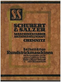 Fa. Schubert & Salzer, Katalog C 1930