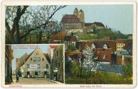 Eilenburg, Schlossberg, Burg, Taubert's Restaurant, Bildpostkarte