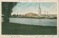 Eilenburg, Deutsche Celluloid-Fabrik, Bildpostkarte, Feldpost