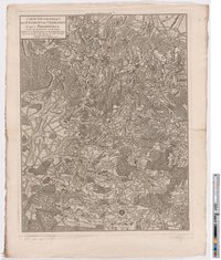 Landkarte "Carte Topographique des Environs de Charleroy Jusqu´a Philippeville"