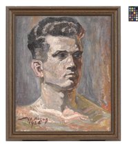 Ölbild: Porträt eines jungen Mannes