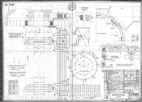 Konstruktionszeichnung der elektrischen Lokomotive E 95, Detailzeichnung Wendewicklung Elektromotor ELM 7, 1926.