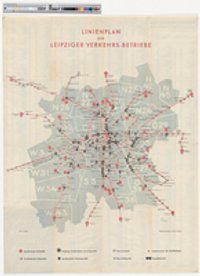 Linienplan der Leipziger Verkehrs-Betriebe