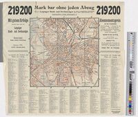 Leipziger Stadt- und Dorfanzeiger - Stadtplan von Leipzig