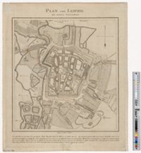 Plan von Leipzig mit seinen Vorstädten