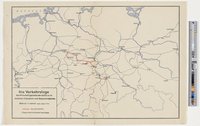 Die Verkehrslage des Wirtschaftsgebietes der Südlinieim deutschen Eisenbahn- und Wasserstraßennetz