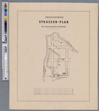 Projectirter Strassen-Plan des Linnemannschen Grundstücks (Schwägrichens Garten)