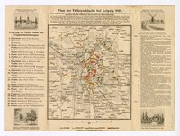 Plan der Völkerschlacht bei Leipzig; Leipzig 1813 Das Tor der Pleissenburg