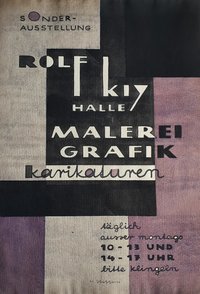 Sonderausstellung Rolf Kiy, Halle - Malerei, Grafik, Karikaturen