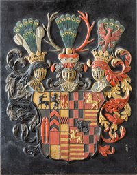 Eisengussplatte mit Stolberger Wappen, 18. Jh.