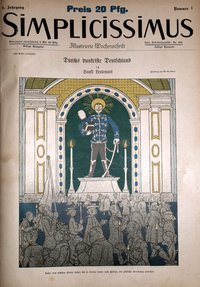 Zeitschrift "Simplicissimus", 12. Jahrgang, Oktober 1907-März 1908