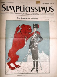 Zeitschrift "Simplicissimus", 16. Jahrgang, Oktober 1911-März 1912