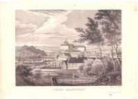 Ballenstedt: Schloss und Stadt, 1841 (aus: Hübenthal "Borussia")