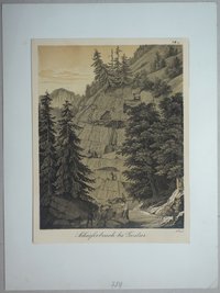 Goslar (bei) Rathsschieferbruch, 1844 (aus einem Buch)