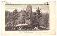 Bad Grund: Hübichenstein, um 1820 (Wiederhold: Stammbuchblatt)