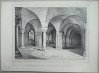 Ilsenburg: Kapitelsaal des Klosters, 1848 (aus: Brockhaus "Baukunst des Mittelalters")