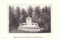 Quedlinburg: Klopstock-Denkmal, 1838 (aus: Pietzsch "Borussia")