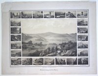 Wernigerode: Souvenirblatt mit 24 Teilansichten und einer Gesamtansicht, um 1845 (hrsg. von Zawitz)