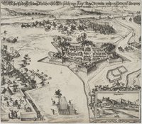 Abriss der Festung Neüheusel Wie solche von Käy Mäy: Armada underm General Bocquoy/ Belagert gewesen