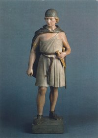 Ansichtskarte "Bronzezeitlicher Mann"